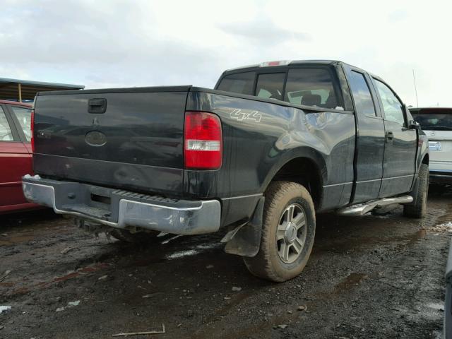 1FTPX14586NB27435 - 2006 FORD F150 BLACK photo 4