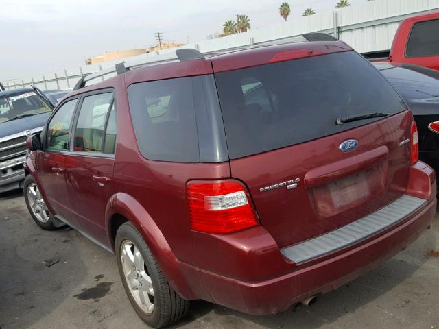 1FMDK06185GA09762 - 2005 FORD FREESTYLE RED photo 3