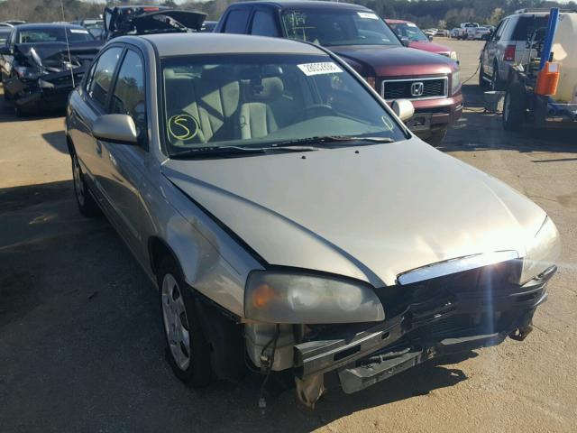 KMHDN46D75U937766 - 2005 HYUNDAI ELANTRA GL GOLD photo 1