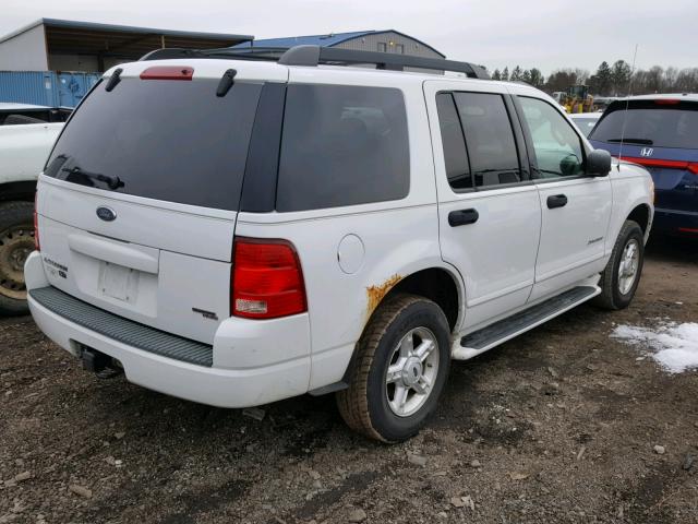 1FMZU73K55UA68419 - 2005 FORD EXPLORER X WHITE photo 4