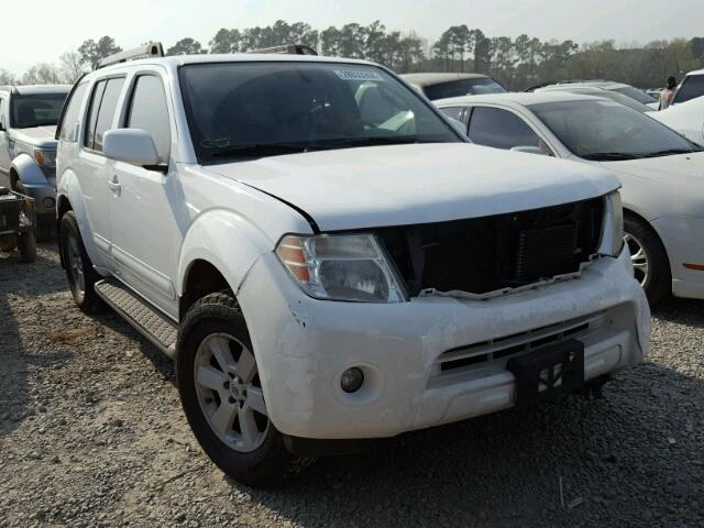 5N1AR1NN8AC607344 - 2010 NISSAN PATHFINDER WHITE photo 1