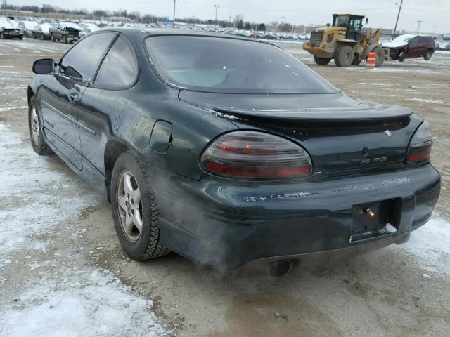 1G2WP12K6XF286619 - 1999 PONTIAC GRAND PRIX GREEN photo 3