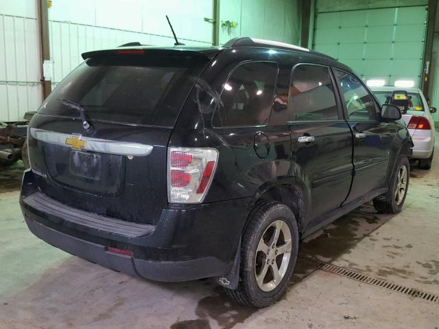 2CNDL13F676058464 - 2007 CHEVROLET EQUINOX LS BLACK photo 4