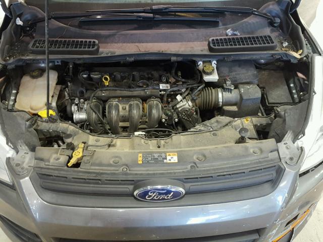 1FMCU0F7XEUC97988 - 2014 FORD ESCAPE S GRAY photo 7