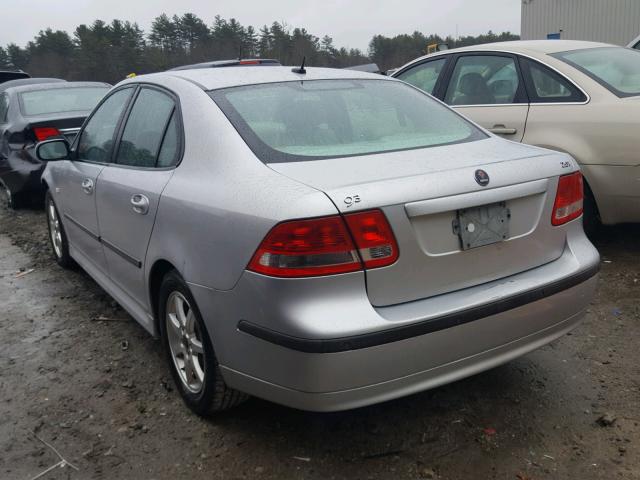 YS3FD49Y471115762 - 2007 SAAB 9-3 2.0T SILVER photo 3