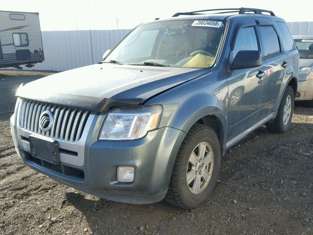 4M2CN9B77AKJ24053 - 2010 MERCURY MARINER BLUE photo 2