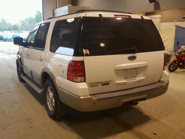 1FMFU18LX3LC43249 - 2003 FORD EXPEDITION WHITE photo 3