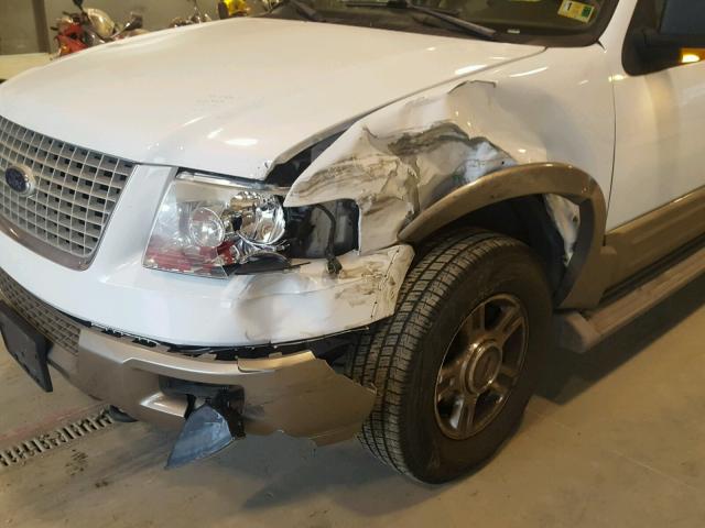 1FMFU18LX3LC43249 - 2003 FORD EXPEDITION WHITE photo 9