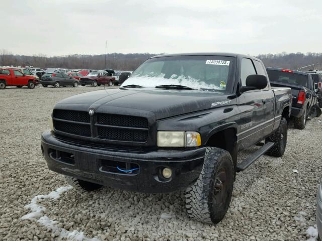 3B7HF13Z4XG239672 - 1999 DODGE RAM 1500 BLACK photo 2