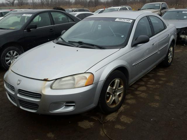 1B3EJ46U21N538094 - 2001 DODGE STRATUS SE SILVER photo 2