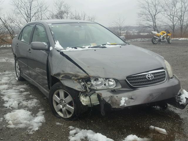 2T1BR32E37C816614 - 2007 TOYOTA COROLLA CE GRAY photo 1