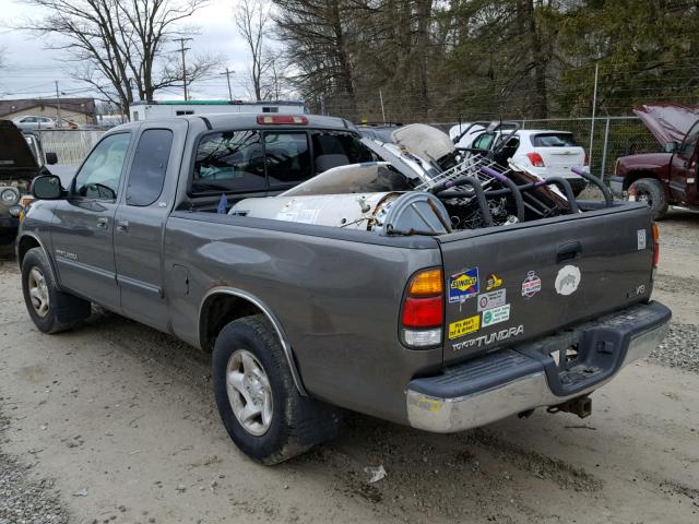 5TBRT34103S356865 - 2003 TOYOTA TUNDRA ACC GRAY photo 3