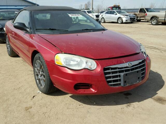 1C3EL45X36N285951 - 2006 CHRYSLER SEBRING RED photo 1