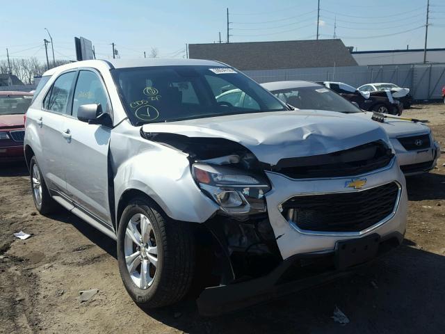 2GNFLEEK6G6106633 - 2016 CHEVROLET EQUINOX LS SILVER photo 1