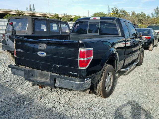 1FTFX1CF5BFD36755 - 2011 FORD F150 SUPER BLACK photo 4