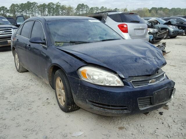 2G1WT55K789112474 - 2008 CHEVROLET IMPALA LT BLUE photo 1