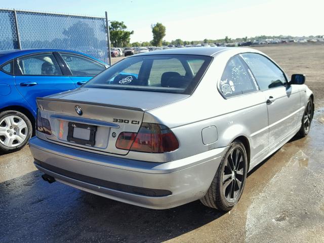 WBABD53464PL12164 - 2004 BMW 330 CI SILVER photo 4