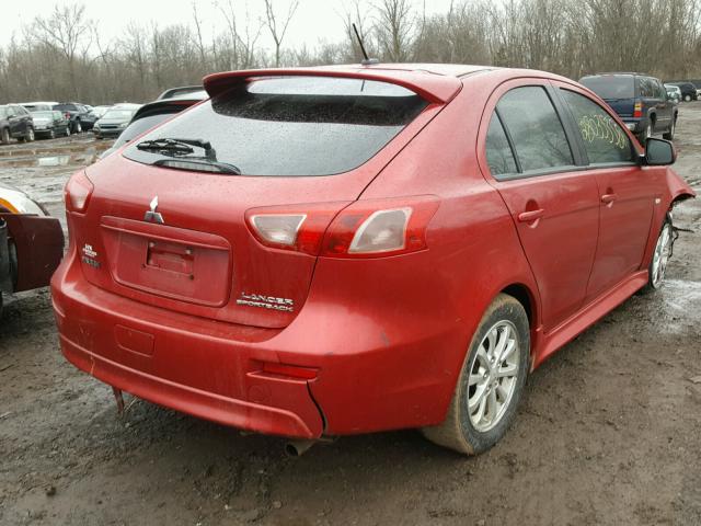 JA32X2HU0DU017319 - 2013 MITSUBISHI LANCER ES/ RED photo 4