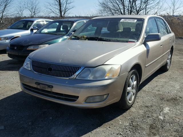 4T1BF28B52U255405 - 2002 TOYOTA AVALON XL BEIGE photo 2