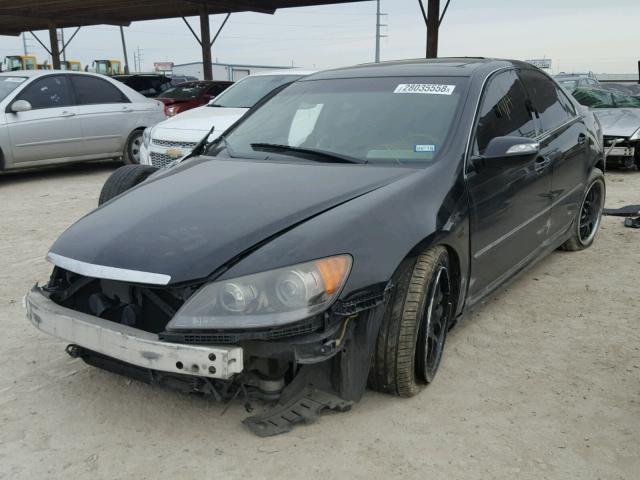 JH4KB16566C010789 - 2006 ACURA RL BLACK photo 2