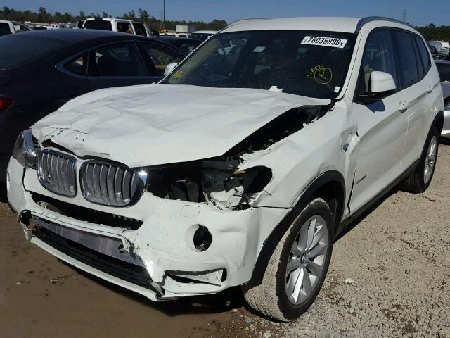 5UXWZ7C51H0U45762 - 2017 BMW X3 SDRIVE2 WHITE photo 2