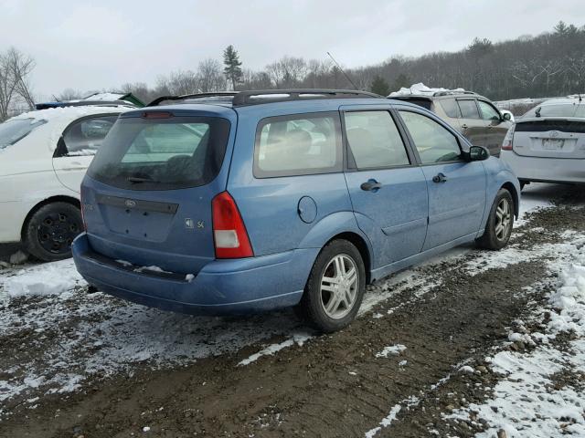 1FAFP363X1W224681 - 2001 FORD FOCUS SE BLUE photo 4