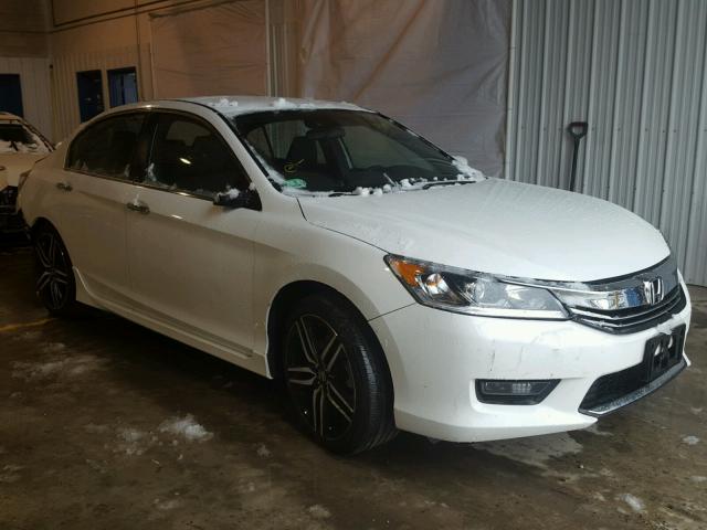 1HGCR2F67GA124573 - 2016 HONDA ACCORD SPO WHITE photo 1