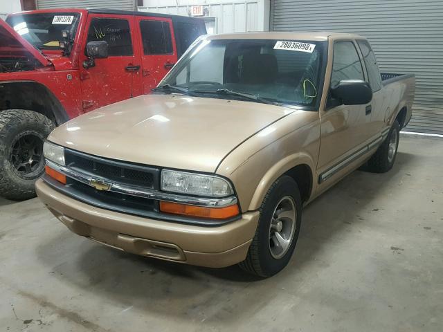 1GCCS19W4YK153730 - 2000 CHEVROLET S TRUCK S1 GOLD photo 2