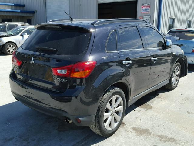 4A4AP4AU1DE003306 - 2013 MITSUBISHI OUTLANDER BLACK photo 4