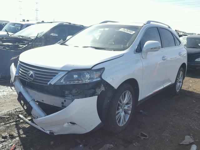 2T2BK1BA6DC224802 - 2013 LEXUS RX 350 WHITE photo 2