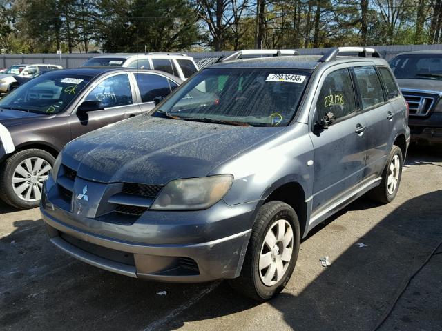 JA4LX31FX4U045226 - 2004 MITSUBISHI OUTLANDER TURQUOISE photo 2