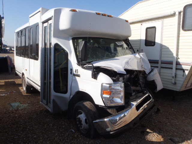 1FDFE45S19DA92282 - 2009 FORD E450 SUPER WHITE photo 1