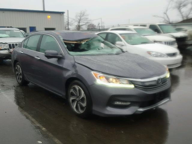 1HGCR2F90GA012272 - 2016 HONDA ACCORD EXL GRAY photo 1