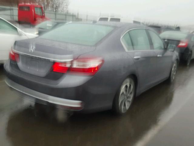 1HGCR2F90GA012272 - 2016 HONDA ACCORD EXL GRAY photo 4