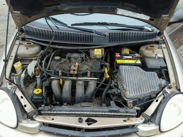 1B3ES46C8YD516217 - 2000 DODGE NEON BASE TAN photo 7