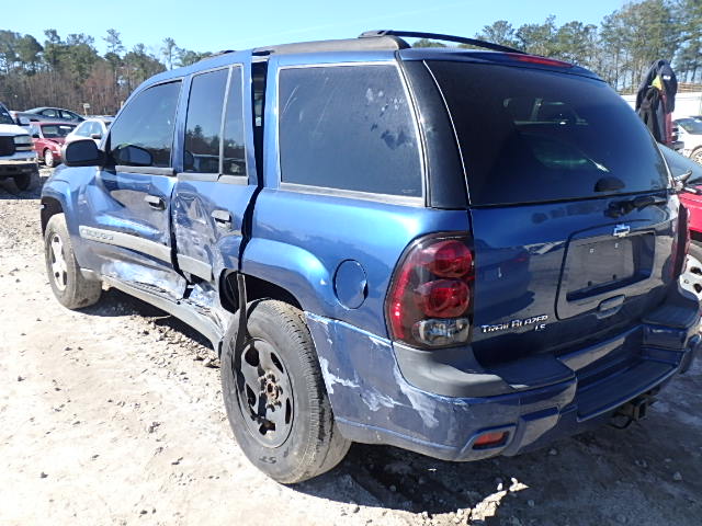 1GNDS13S152345989 - 2005 CHEVROLET TRAILBLAZE BLUE photo 3