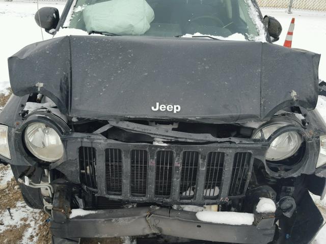 1J8FF47W07D583806 - 2007 JEEP COMPASS BLACK photo 7