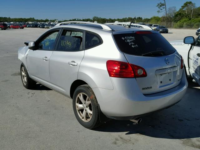 JN8AS58V28W106300 - 2008 NISSAN ROGUE S SILVER photo 3