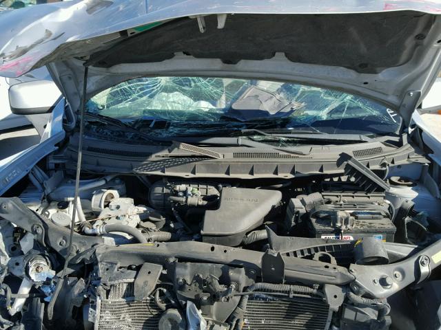 JN8AS58V28W106300 - 2008 NISSAN ROGUE S SILVER photo 7