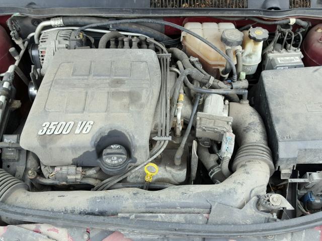 1G1ZT54825F290539 - 2005 CHEVROLET MALIBU LS წითელი ფოტო 7