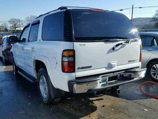 1GNEC13T75R119215 - 2005 CHEVROLET TAHOE C150 WHITE photo 3