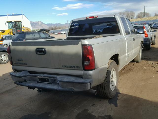 2GCEC19V551345909 - 2005 CHEVROLET SILVERADO SILVER photo 4