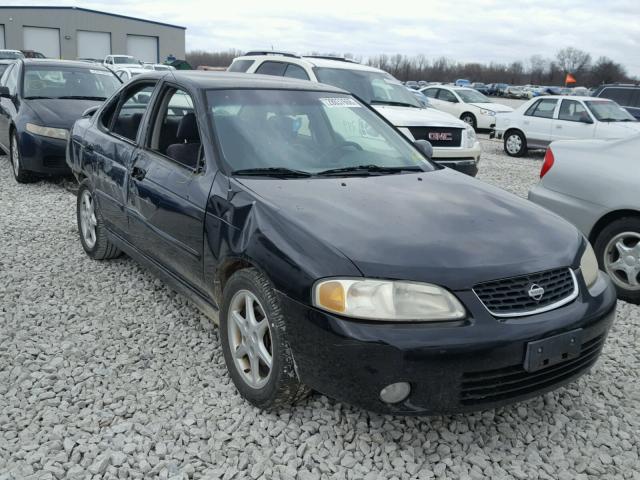 3N1BB51D81L113610 - 2001 NISSAN SENTRA SE BLACK photo 1