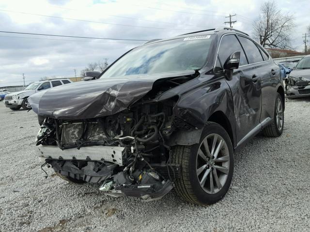 JTJBC1BAXD2450564 - 2013 LEXUS RX 450 BROWN photo 2