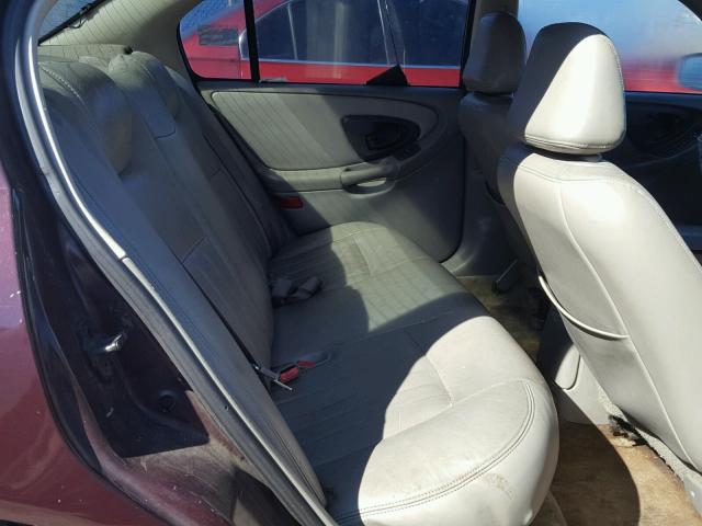 1G1NE52J7Y6245759 - 2000 CHEVROLET MALIBU LS მუქწითელი ფოტო 6