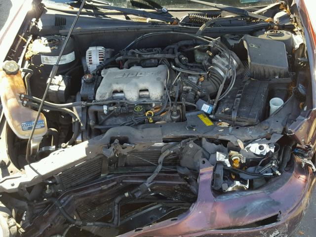 1G1NE52J7Y6245759 - 2000 CHEVROLET MALIBU LS მუქწითელი ფოტო 7