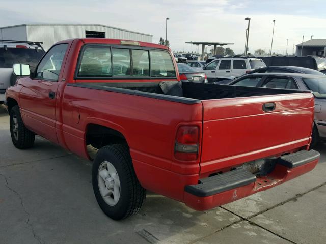 1B7HC16Z9TS640710 - 1996 DODGE RAM 1500 RED photo 3