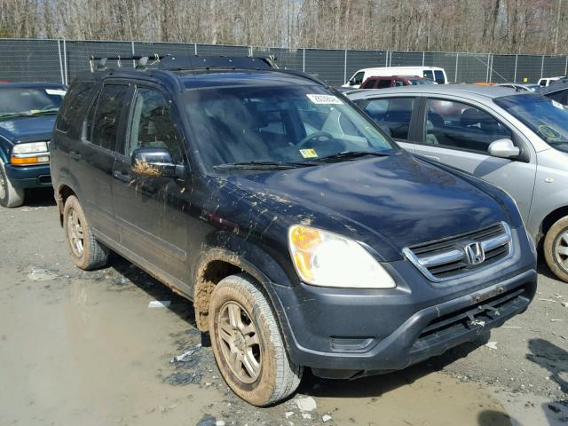 JHLRD788X2C005886 - 2002 HONDA CR-V EX BLACK photo 1