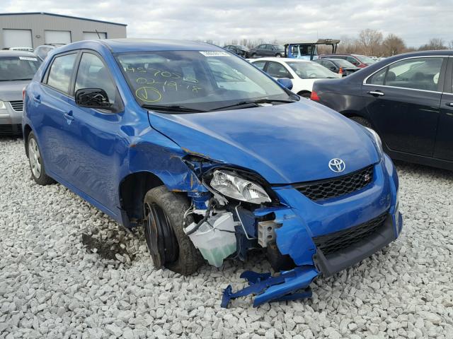 2T1KE40E29C004860 - 2009 TOYOTA COROLLA MA BLUE photo 1