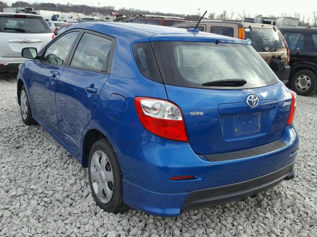 2T1KE40E29C004860 - 2009 TOYOTA COROLLA MA BLUE photo 3